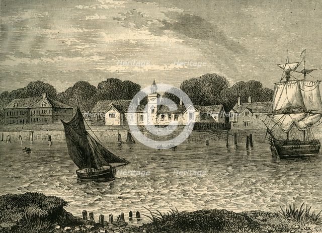 'The Duke of Norfolk's Almshouses, in 1796', (c1878). Creator: Unknown.