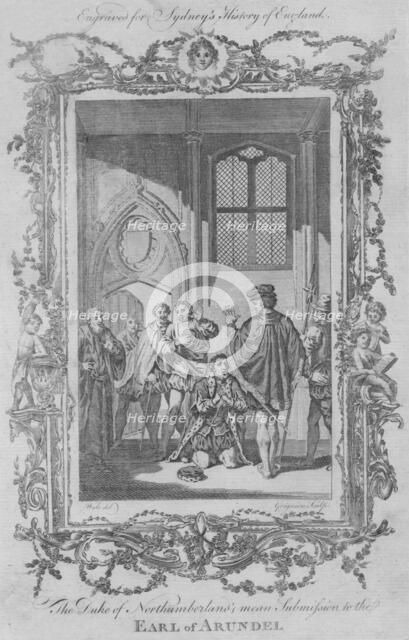 'The Duke of Northumberland mean Submission to the Earl of Arundel', 1773.  Creator: Charles Grignion.