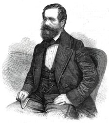 The Duke of Newcastle, K.G. - from a photograph by John Watkins, Parliament-Street, 1860. Creator: Unknown