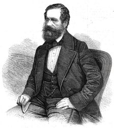 The Duke of Newcastle, K.G. - from a photograph by John Watkins, Parliament-Street, 1860. Creator: Unknown