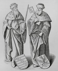 The Duke of Saxony and the Marquis of Brandenburg, 1624, (1878). Creator: Viericx