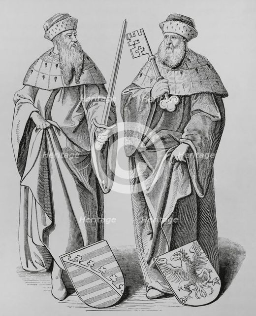 The Duke of Saxony and the Marquis of Brandenburg, 1624, (1878). Creator: Viericx.