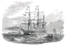 The "Duke of Portland", Emigrant Ship, for Port Phillip, 1850. Creator: Unknown