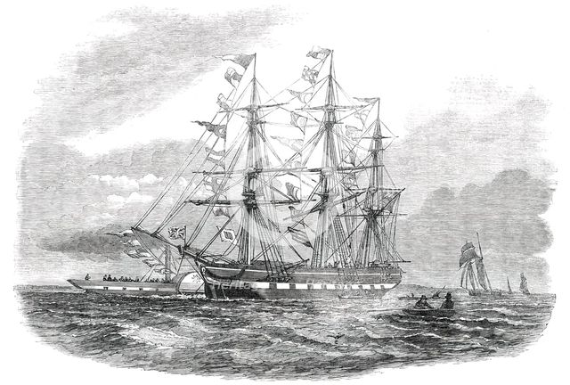 The "Duke of Portland", Emigrant Ship, for Port Phillip, 1850. Creator: Unknown.