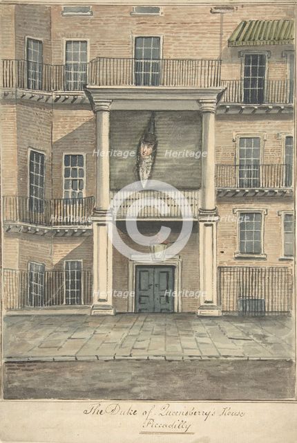 The Duke of Queensbury's House, Piccadilly, 19th century. Creator: Anon.