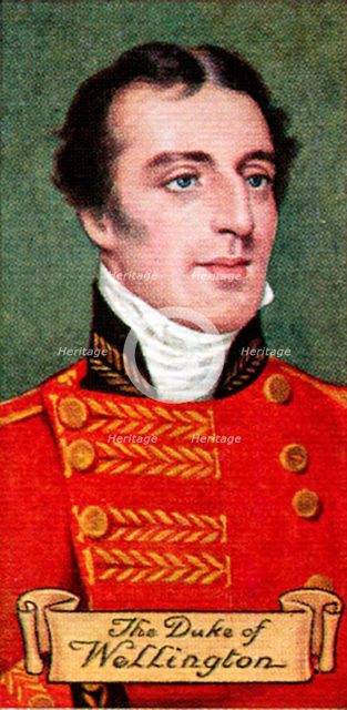 The Duke of Wellington, taken from a series of cigarette cards, 1935. Artist: Unknown