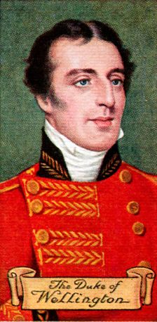 The Duke of Wellington, taken from a series of cigarette cards, 1935