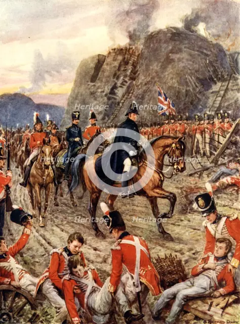 'The Duke of Wellington at the Siege of Badajos', c1900. Creator: Howard Davie.