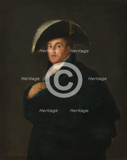 The Duke of Wellington, c. 1812. Creator: Workshop of Francisco de Goya.