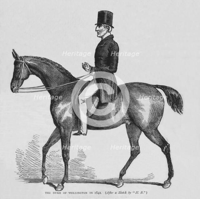 The Duke of Wellington, c1842 (1878). Artist: Unknown.