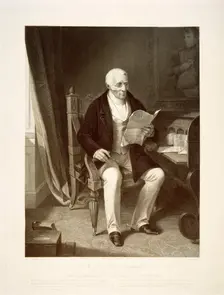 The Duke of Wellington reading despatches at his home of Apsley House, London, 1846