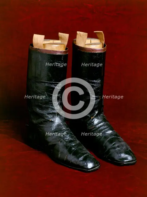 The Duke of Wellington's boots, Apsley House, London, c2000s.  Artist: Unknown.