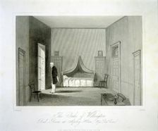 The Duke of Wellington's bedroom, Apsley House, London, 19th century