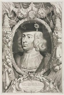 The Dukes of Burgundy: No. 8. Portrait of Philippe I (the Handsome) of Castile. Creator: Jonas Suyderhoef (Dutch, c. 1613-1686)