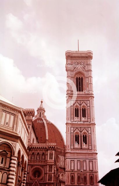The Duomo and Campanile, Florence, Italy, c1955.  Creator: Arthur Charles Kirby Ware.