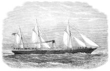 The Dundee screw steamship Hibernia, 1865. Creator: Smyth