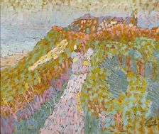 The dunes at Domburg, 1908. Creator: Toorop, Jan (1858-1928)