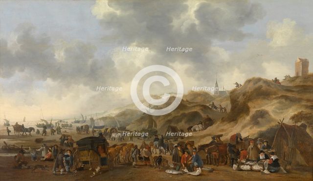 The Dunes at Scheveningen, 1653. Creator: Hendrick de Meijer.