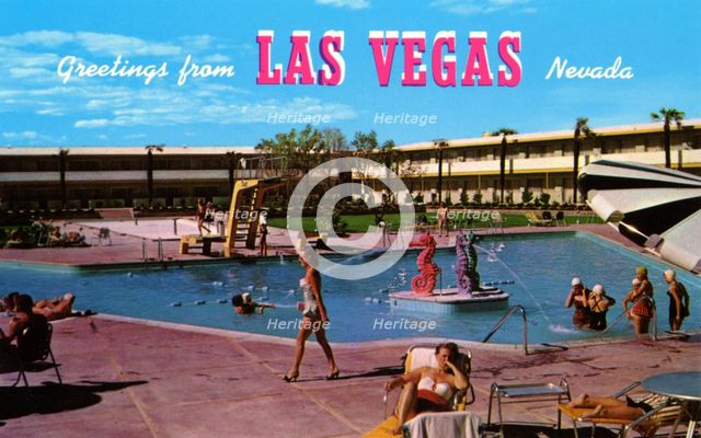The Dunes Hotel, Las Vegas, Nevada, USA, 1956. Artist: Unknown