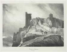 The Dungeon of Polignac, 1831. Creator: Eugene Isabey