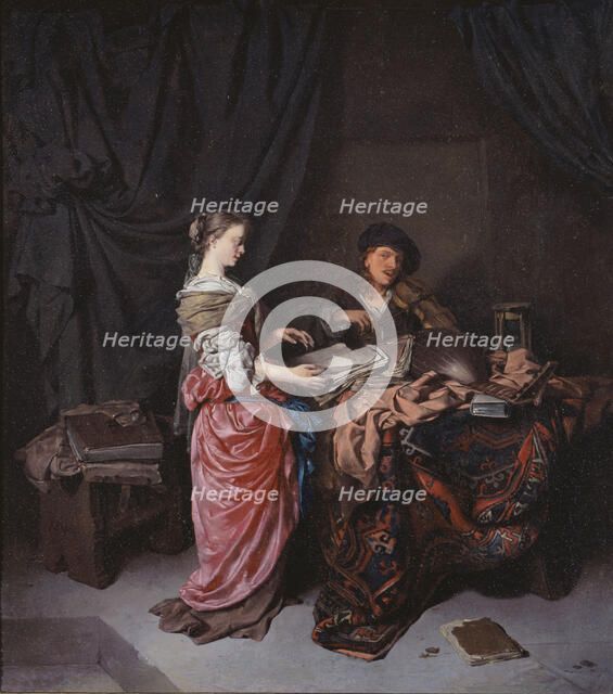 The duo, 1663. Creator: Cornelis Bega.