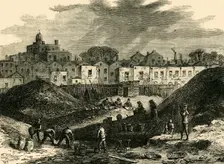 The Dust-Heaps, Somers Town, in 1836 (c1876). Creator: Unknown