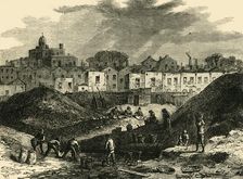 The Dust-Heaps, Somers Town, in 1836 (c1876). Creator: Unknown