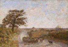 The dusty road 1902. Creator: James Charles