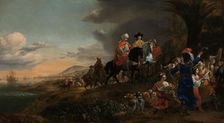 The Dutch Ambassador on his Way to Isfahan, 1653-1659. Creator: Jan Baptist Weenix