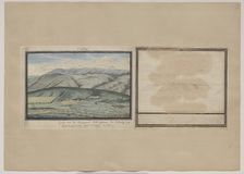 The Dutch East India Company’s post Rietvlei, near Swellendam, seen from the south, 1777-1778. Creators: Robert Jacob Gordon, Johannes Schumacher
