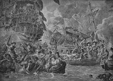 The Dutch in the Medway c1790. Artist: Dirk Langendijk