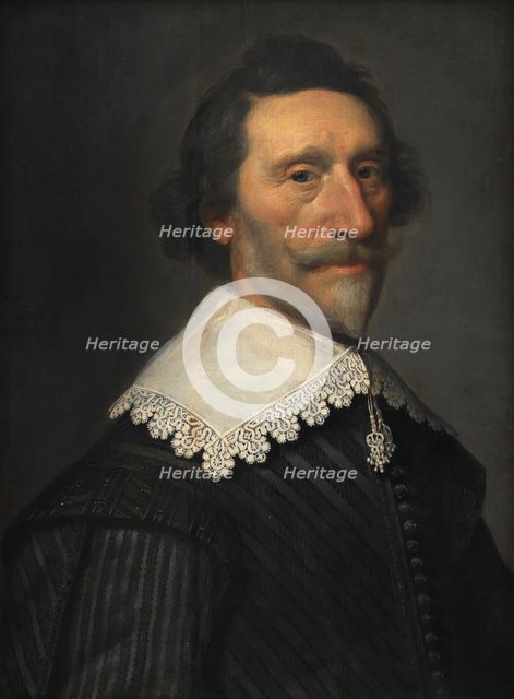 The Dutch Poet and Historian Pieter Cornelisz Hooft (1581-1647), 1638. Creator: Michiel van Mierevelt.