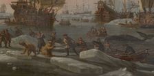 The Dutch Whaling Fleet, 1690/1700. Creator: Abraham Storck