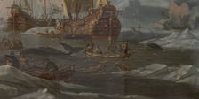 The Dutch Whaling Fleet, 1690/1700. Creator: Abraham Storck