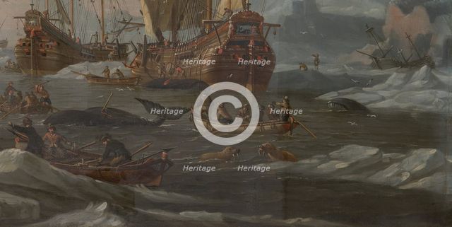 The Dutch Whaling Fleet, 1690/1700. Creator: Abraham Storck.