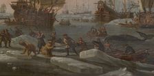 The Dutch Whaling Fleet, 1690/1700. Creator: Abraham Storck