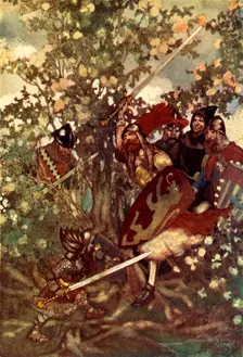 The Dwarf Laurin 1919. Creator: William Andrew Pogany