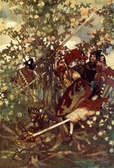 The Dwarf Laurin 1919. Creator: William Andrew Pogany