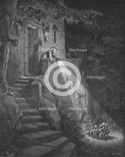 'The Dwelling of the Ogre', 1870. Creator: Héliodore Joseph Pisan.