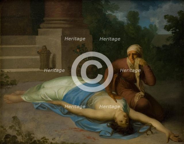 The Dying Messalina and her Mother, 1795-1798. Creator: Nicolai Abraham Abildgaard.