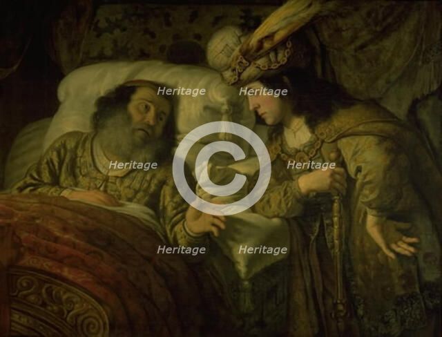 The Dying David Admonishes Solomon, 1642-1644. Creator: Jan Victors.