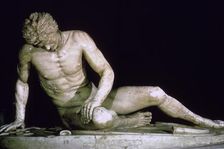The Dying Gaul statue, a Roman copy of a Hellenistic Greek bronze, 3rd century BC. Artist: Epigonus