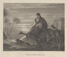 The Dying Greek, ca. 1830. Creator: Asher Brown Durand