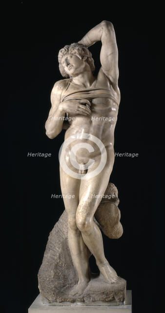 'The Dying Slave', 1513-1515. Artist: Michelangelo Buonarroti