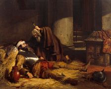 The Dying Warrior, c1843. Creator: Charles Landseer