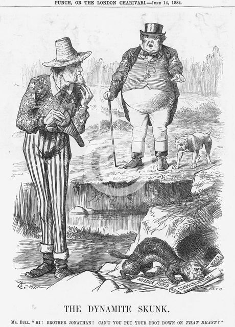 'The Dynamite Skunk', 1884. Creator: Joseph Swain.