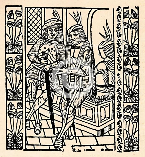 The Dystruccion of Jherusalem, by Vaspazian and Tytus', c16th century, (1923). Artist: Wynkyn de Worde.