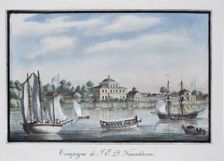 The Dacha of Dmitry Lvovich Naryshkin at the Kamenny Island in Saint Petersburg, 1824