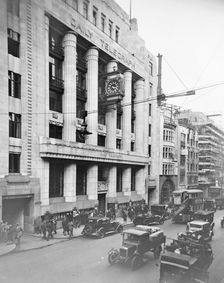 The Daily Telegraph building, Fleet Street, City of Westminster, London, early 1930s. Creator: George Davison Reid