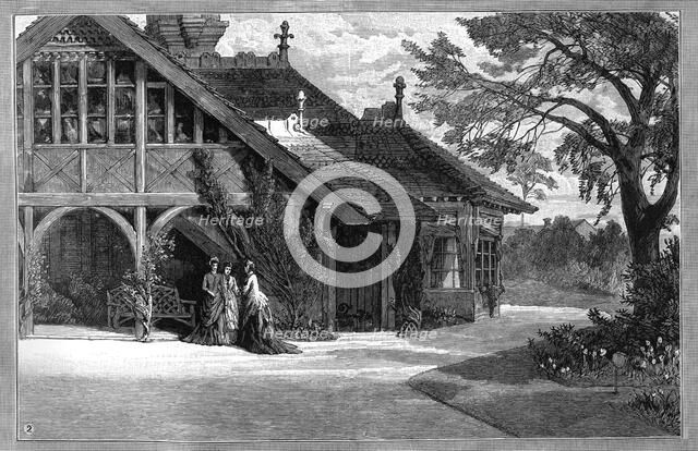 The Dairy, Sandringham, Norfolk, 1887. Artist: Unknown
